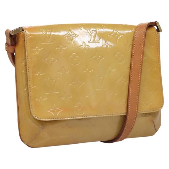 LOUIS VUITTON Monogram Vernis Thompson Street Bag Beige M91301 - Picture 1 of 16